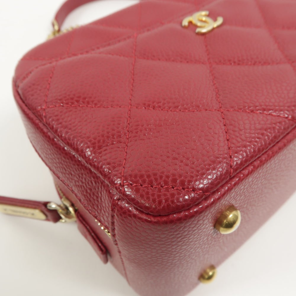 Chanel Top Handle Camera Bag Red - 14