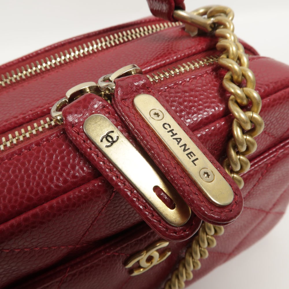 Chanel Top Handle Camera Bag Red - 17