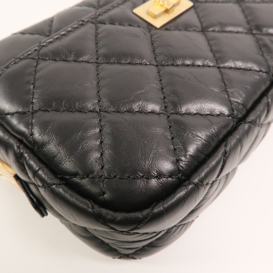 Chanel 2.55 Camera Bag Black - 13