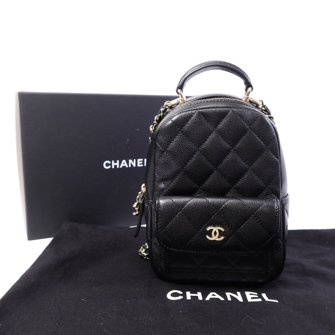 Chanel Mini Backpack Black - 11