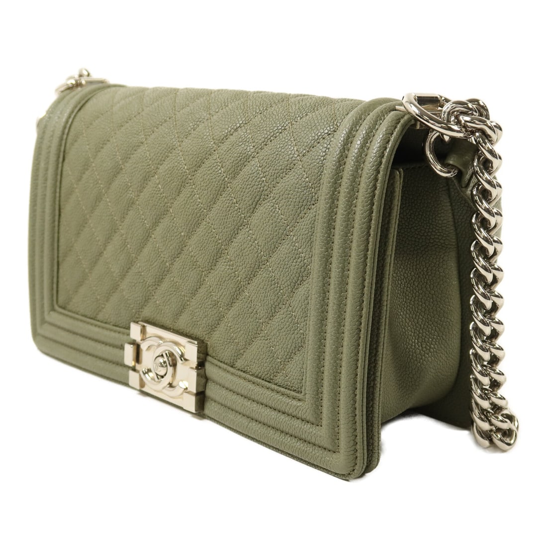 Chanel Boy 25 Green - 3