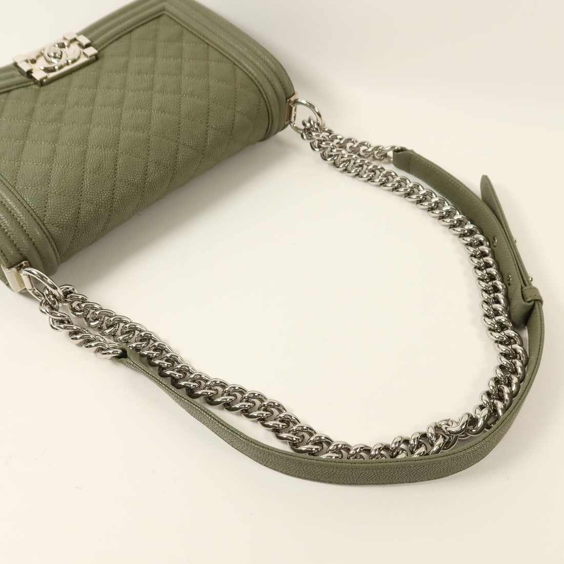 Chanel Boy 25 Green - 8