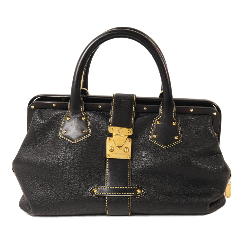 Louis Vuitton L'Ingenieux PM Black: L'Ingenieux PM hand bag in black Suhali goatskin. Includes storage bags. Size 33 x 18 x 15.5 cm.