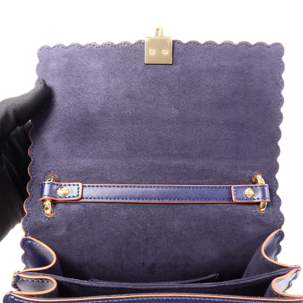 Fendi Kan I Small Navy - 14