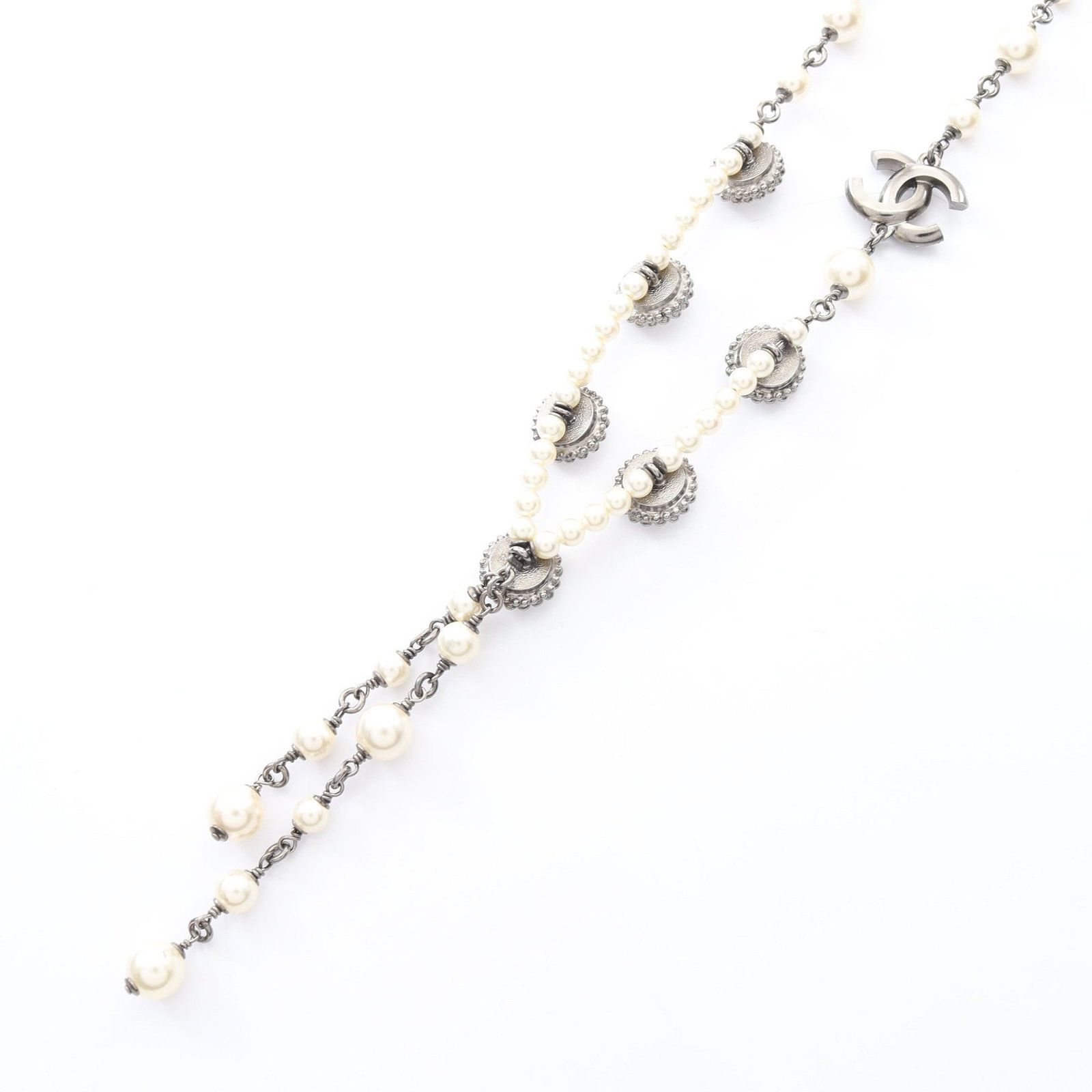 Chanel Coco Mark Pearl Silver - 2