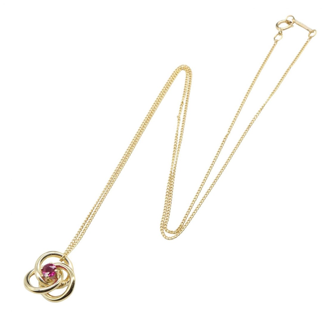 Tiffany Ruby Necklace YG - 2