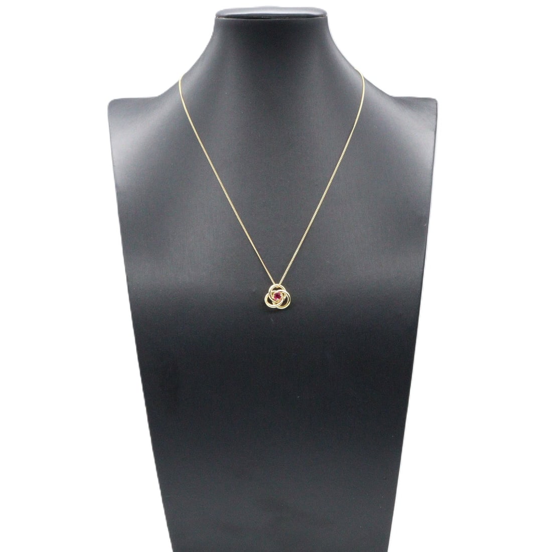 Tiffany Ruby Necklace YG - 7