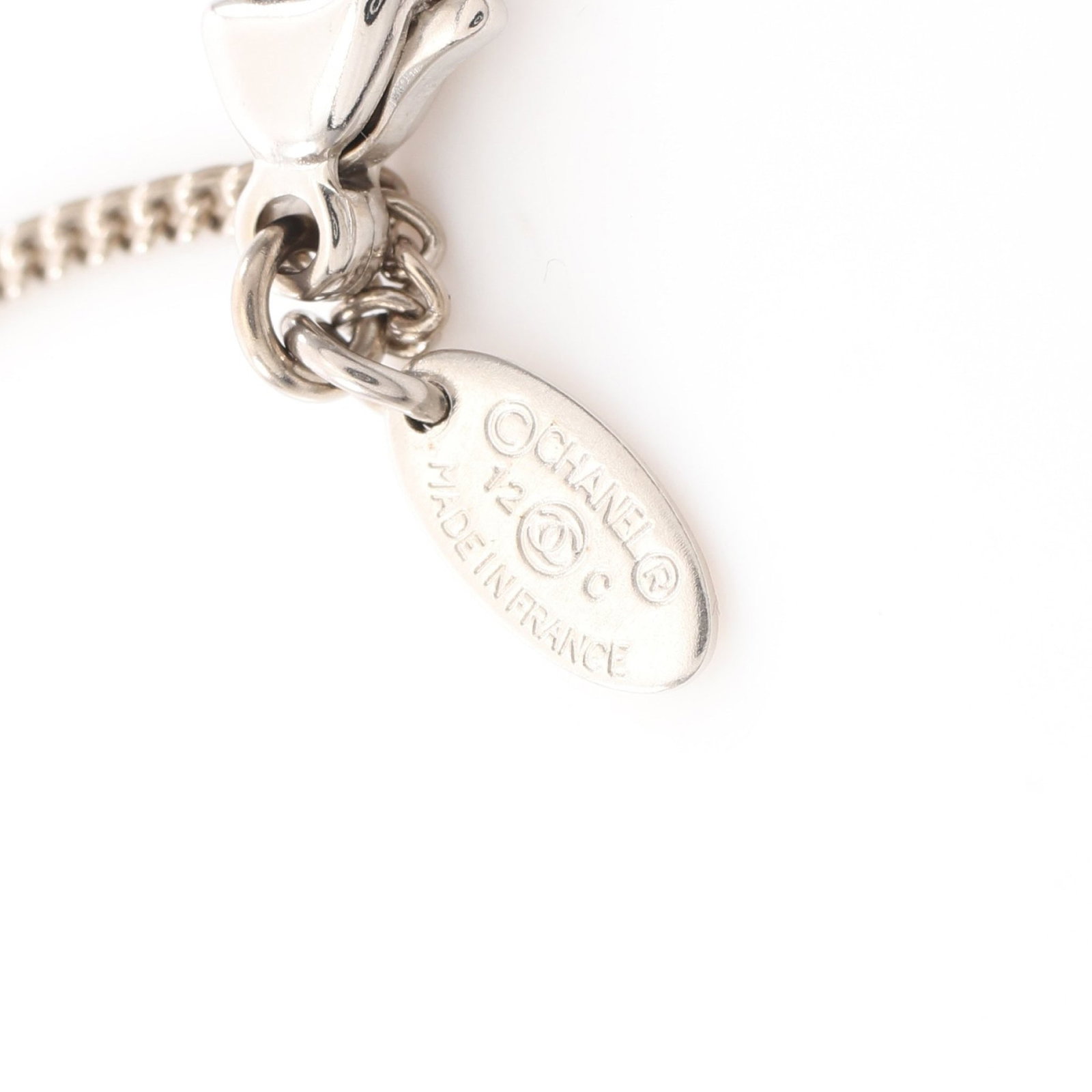 Chanel Coco Mark Rhinestone Silver - 4