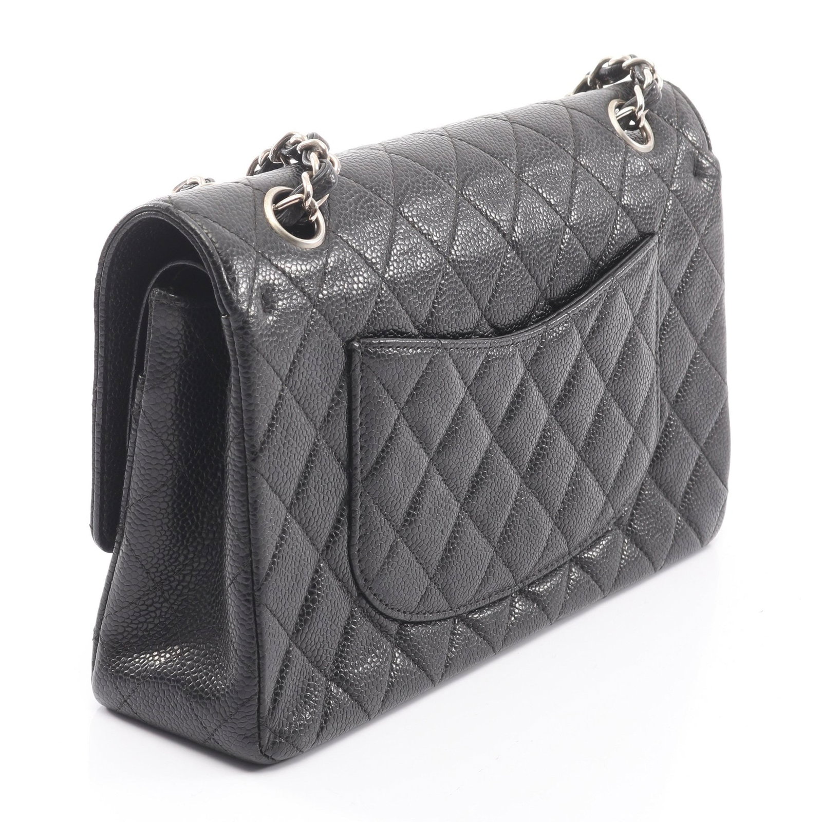 Chanel Double Flap Black Caviar - 2
