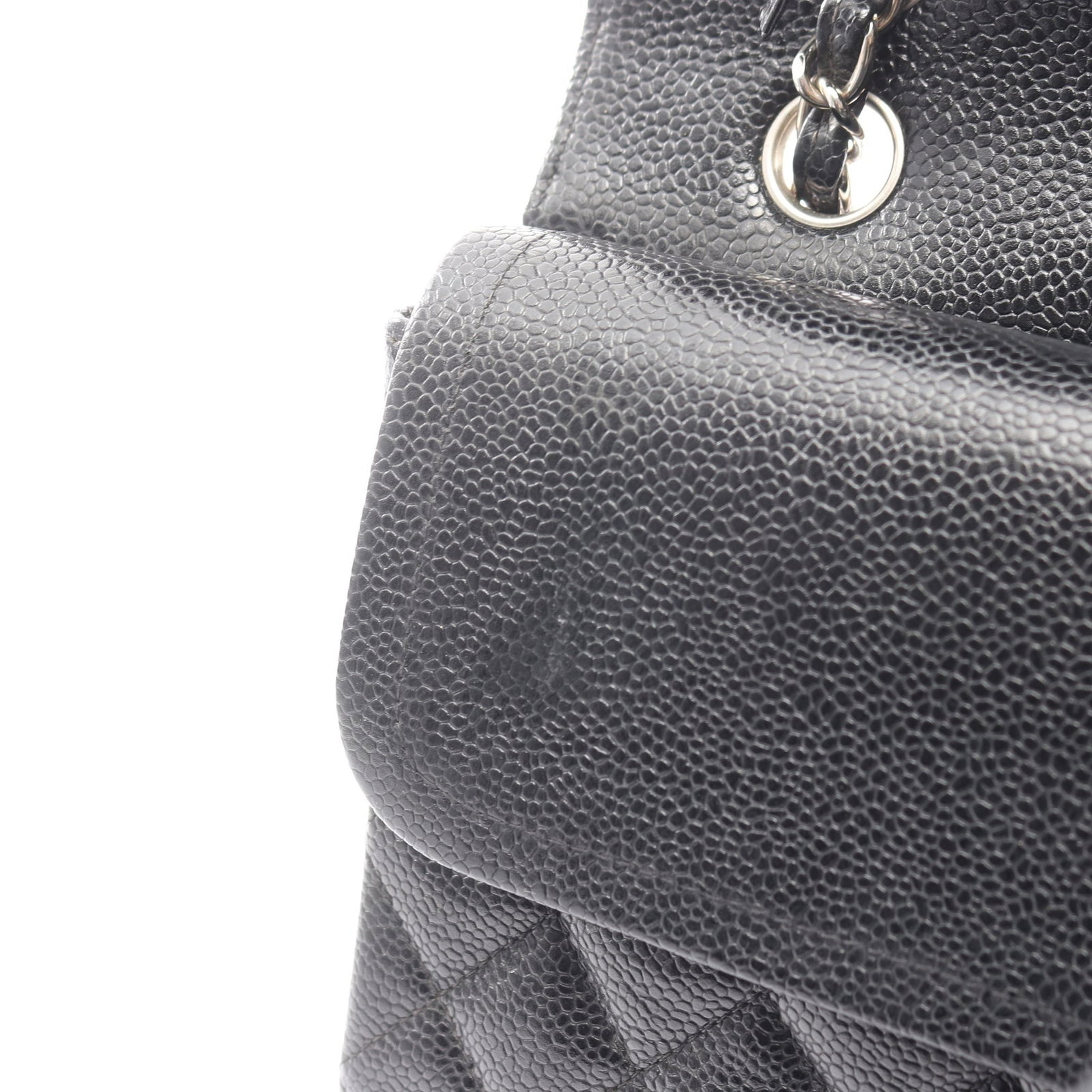 Chanel Double Flap Black Caviar - 7
