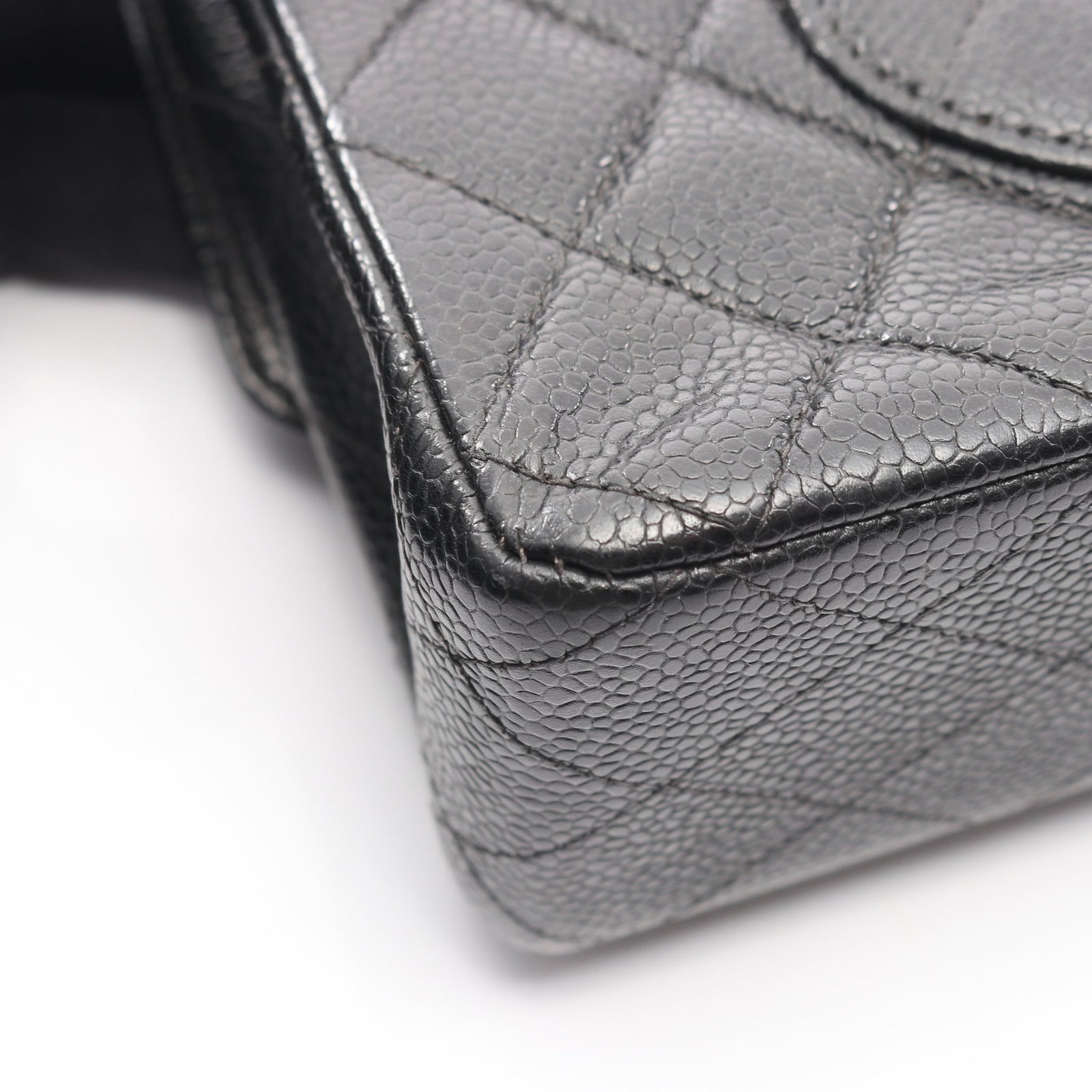 Chanel Double Flap Black Caviar - 8