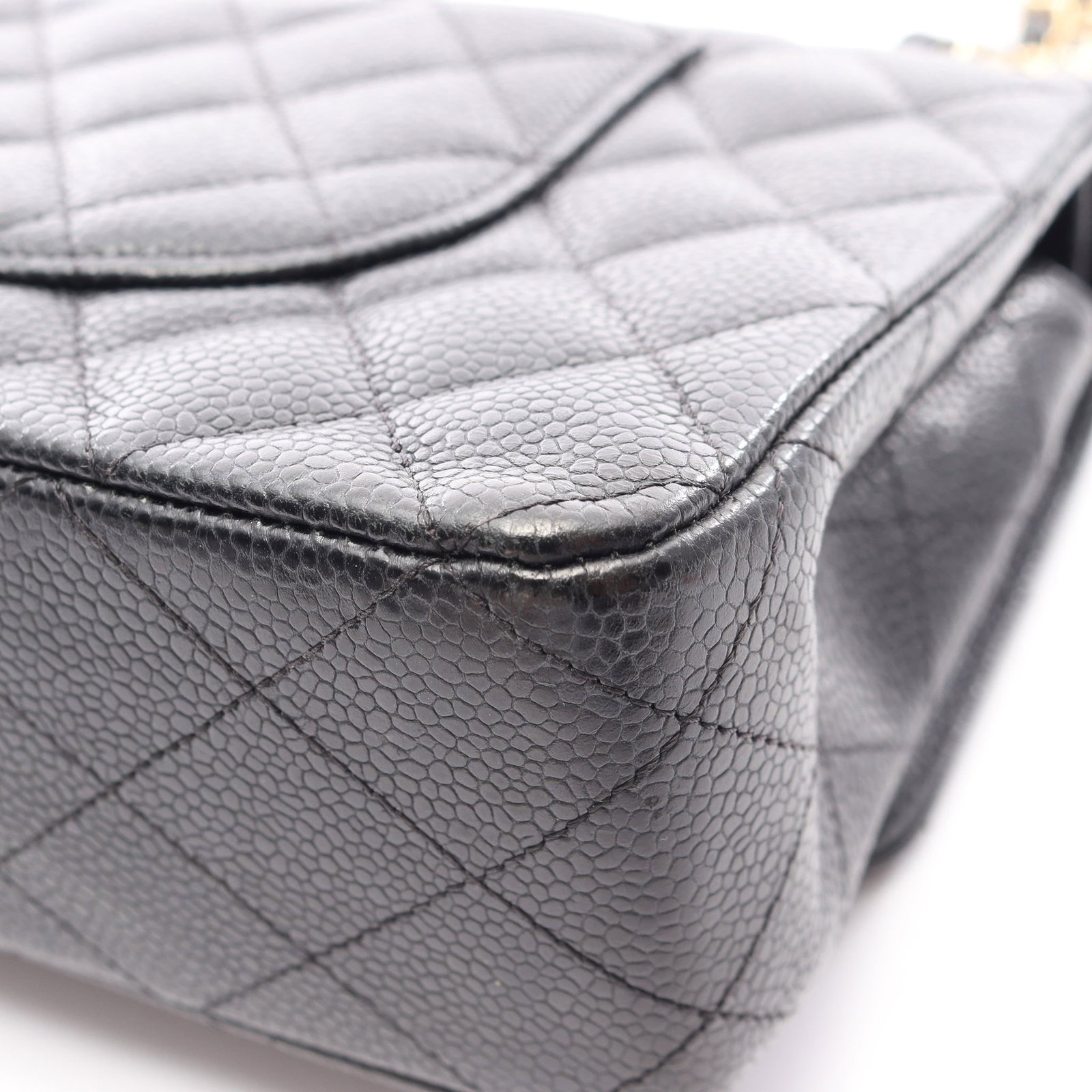 Chanel Double Flap Black Caviar - 10