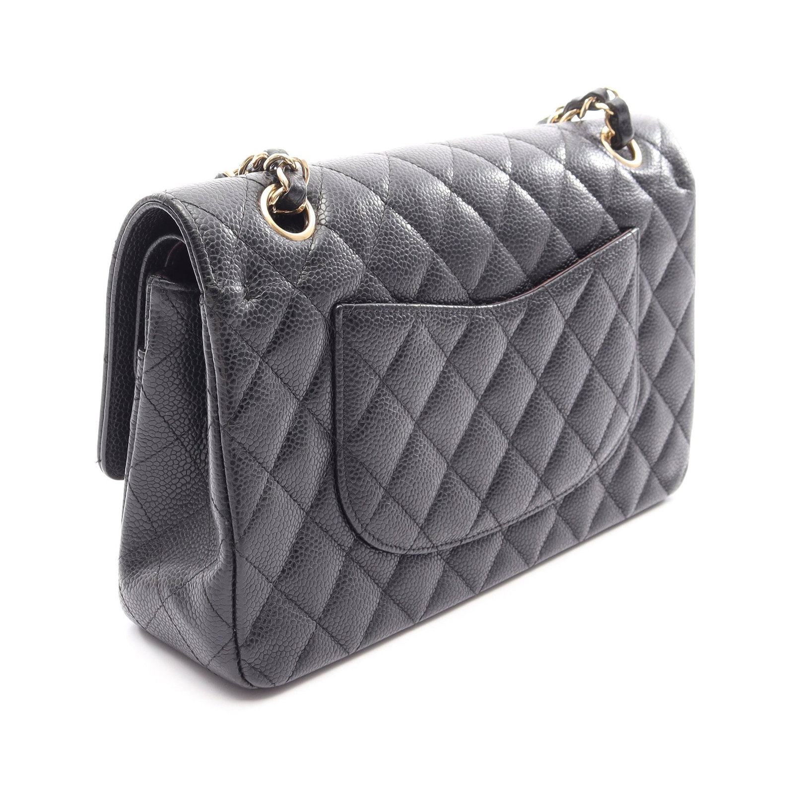 Chanel Double Flap Black Caviar - 2