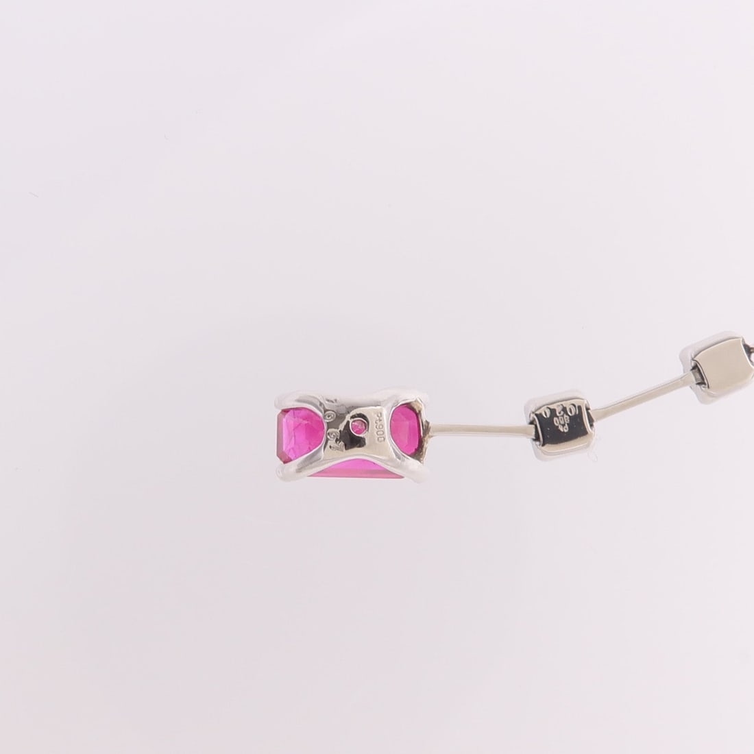 Ruby Diamond Necklace Platinum - 7