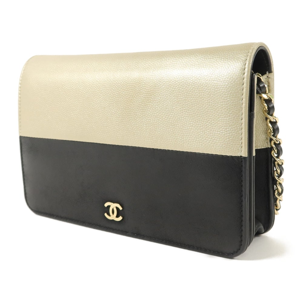 Chanel WOC Black Beige - 3