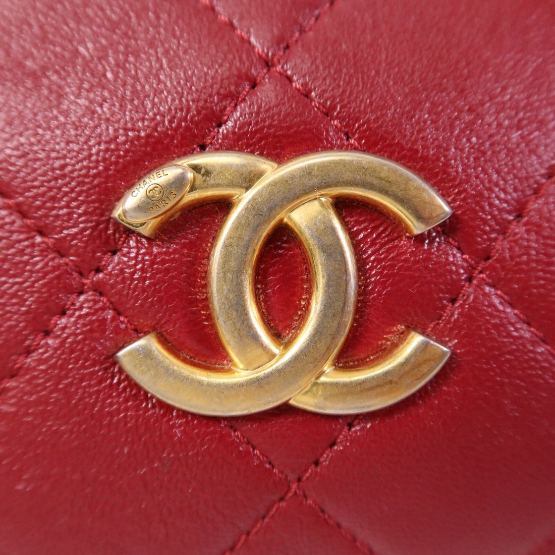 Chanel Bowling Bag Red - 7