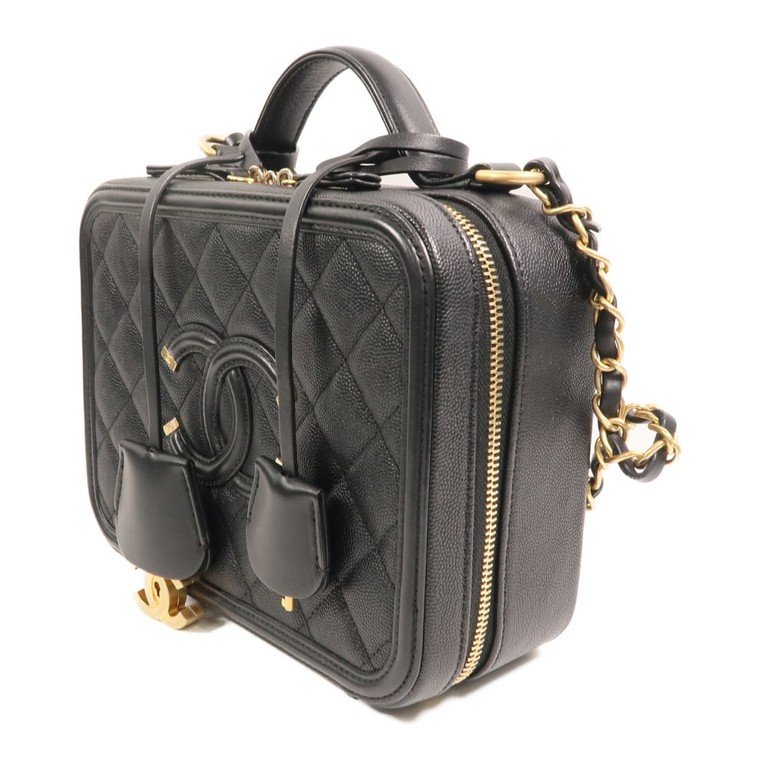 Chanel Medium Vanity Case Black - 3