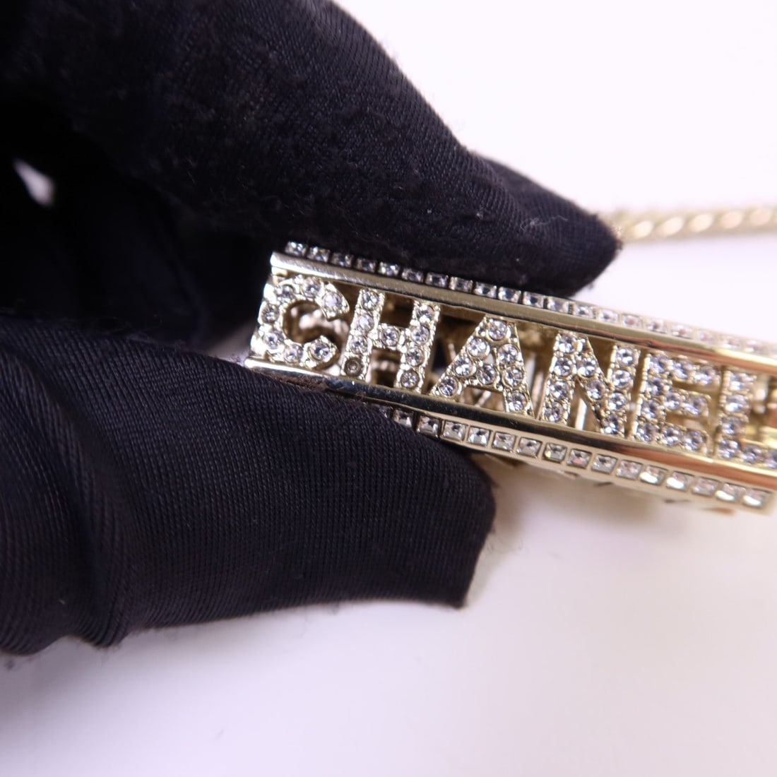 Chanel Crystal Gold Choker - 10