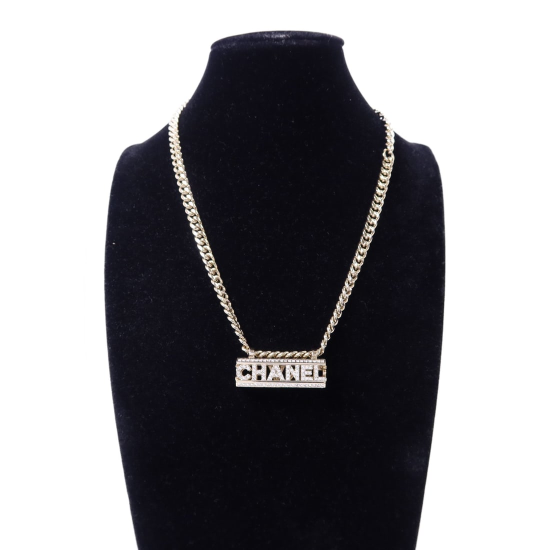 Chanel Crystal Gold Choker - 8