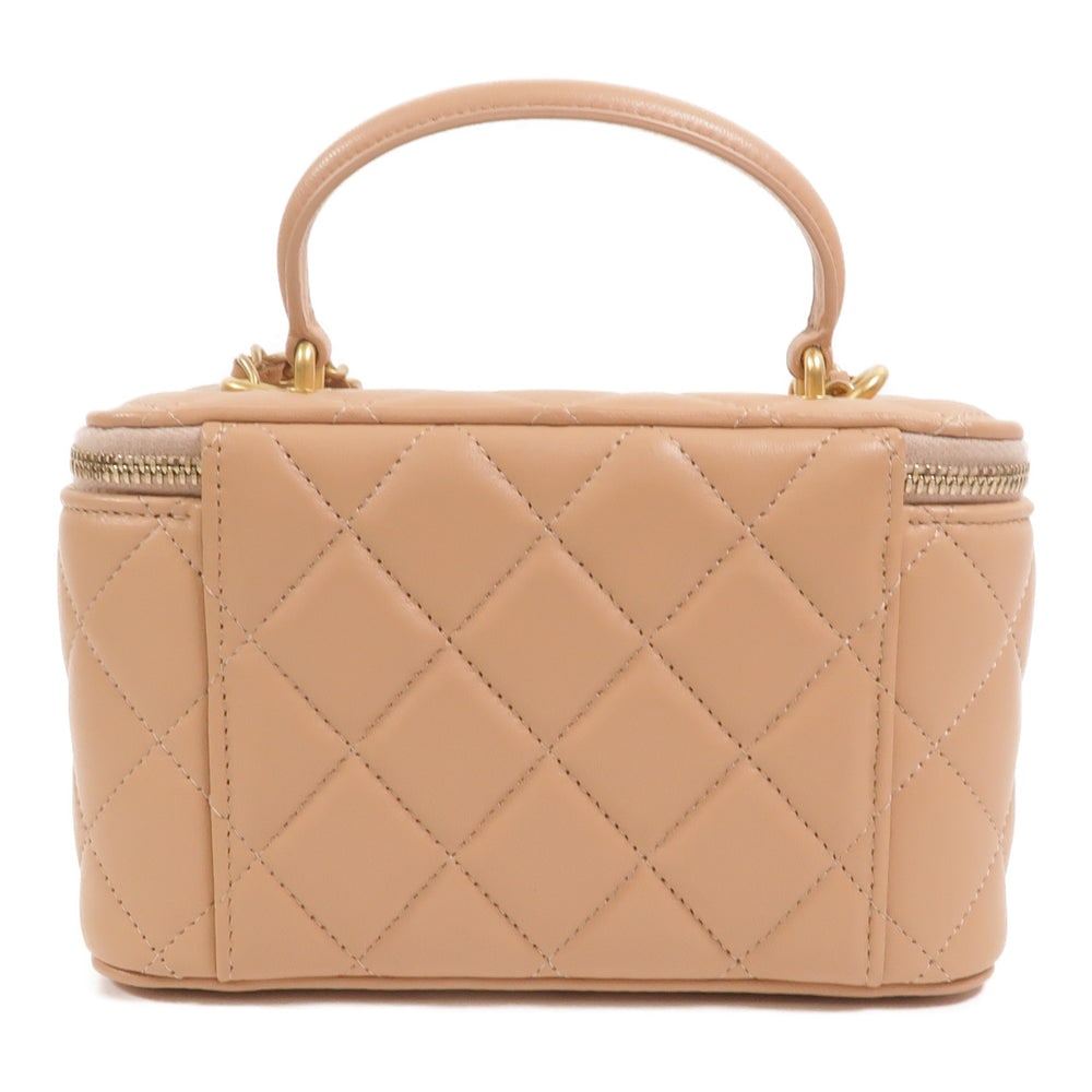 Chanel Top Handle Vanity Beige - 2