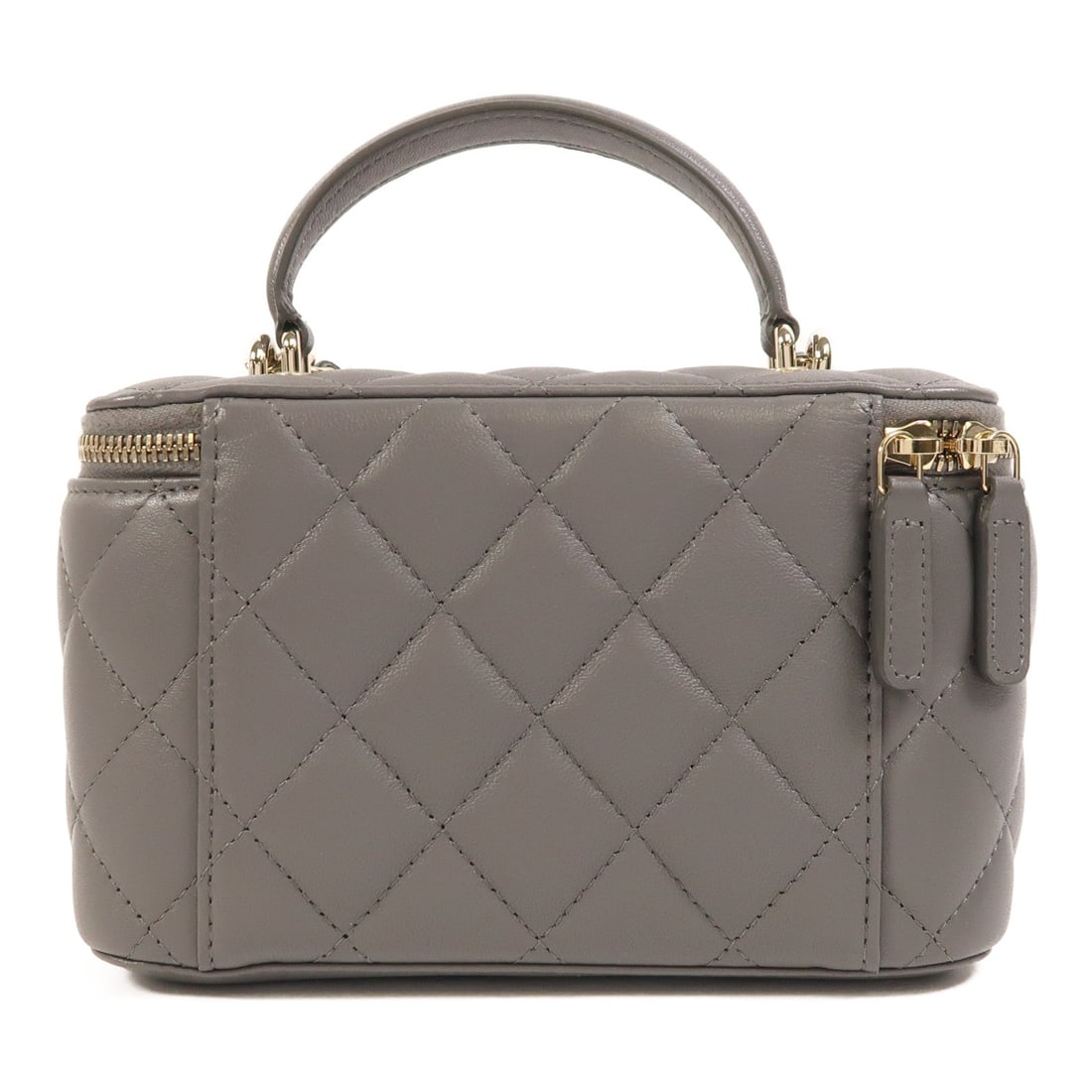 Chanel Vanity Case 2-Way Grey - 2