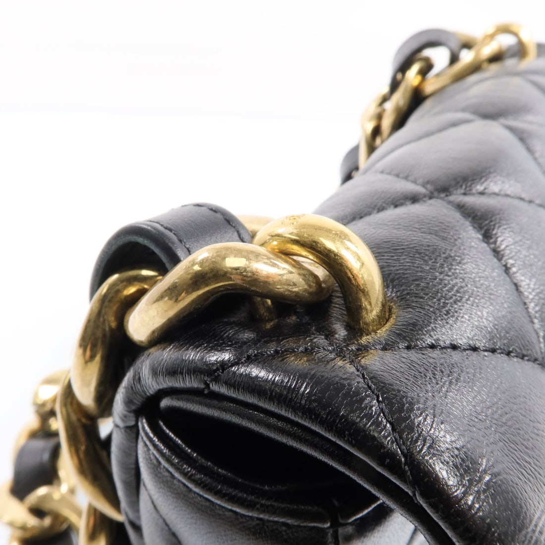 Chanel Chain Shoulder Bag Black - 12