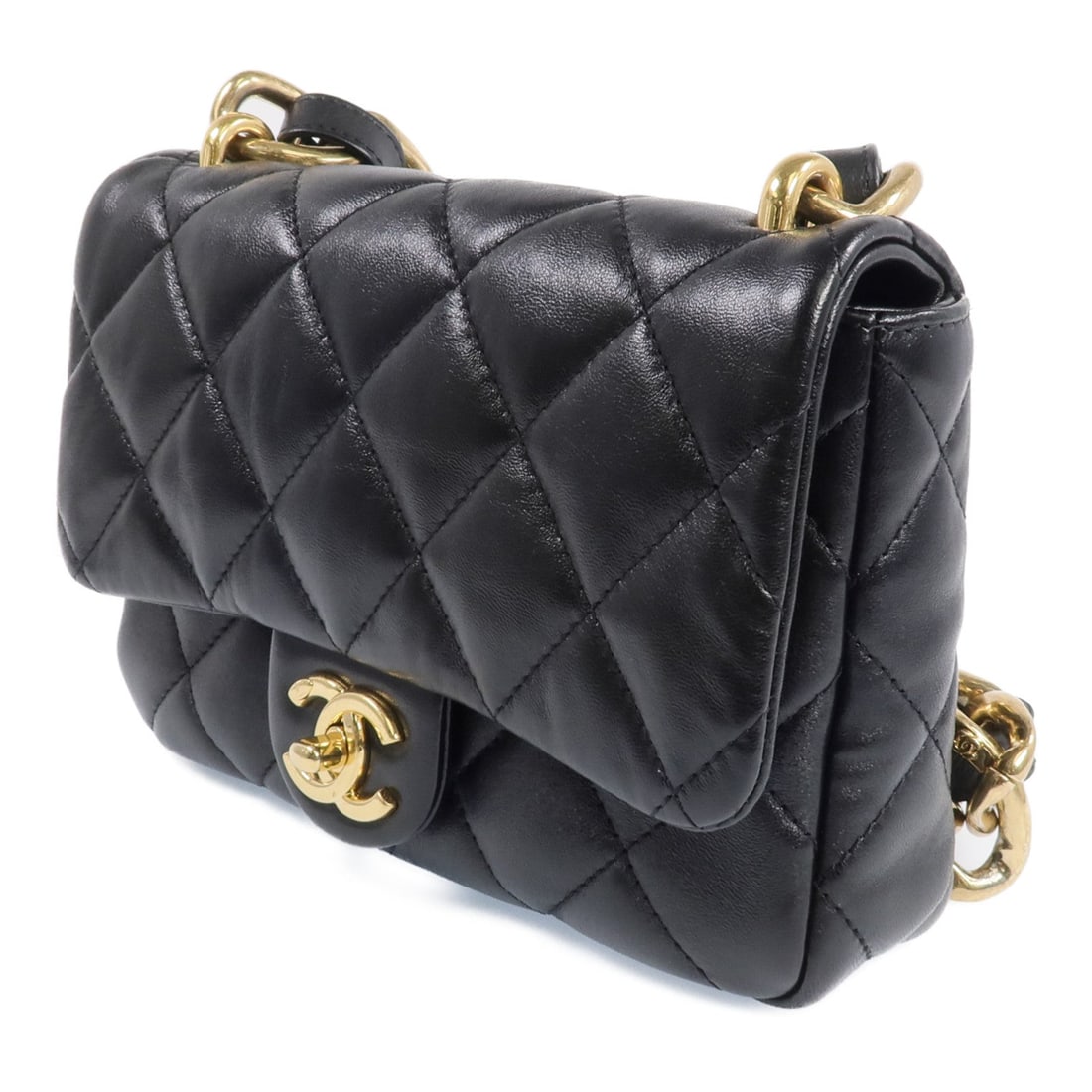 Chanel Chain Shoulder Bag Black - 2