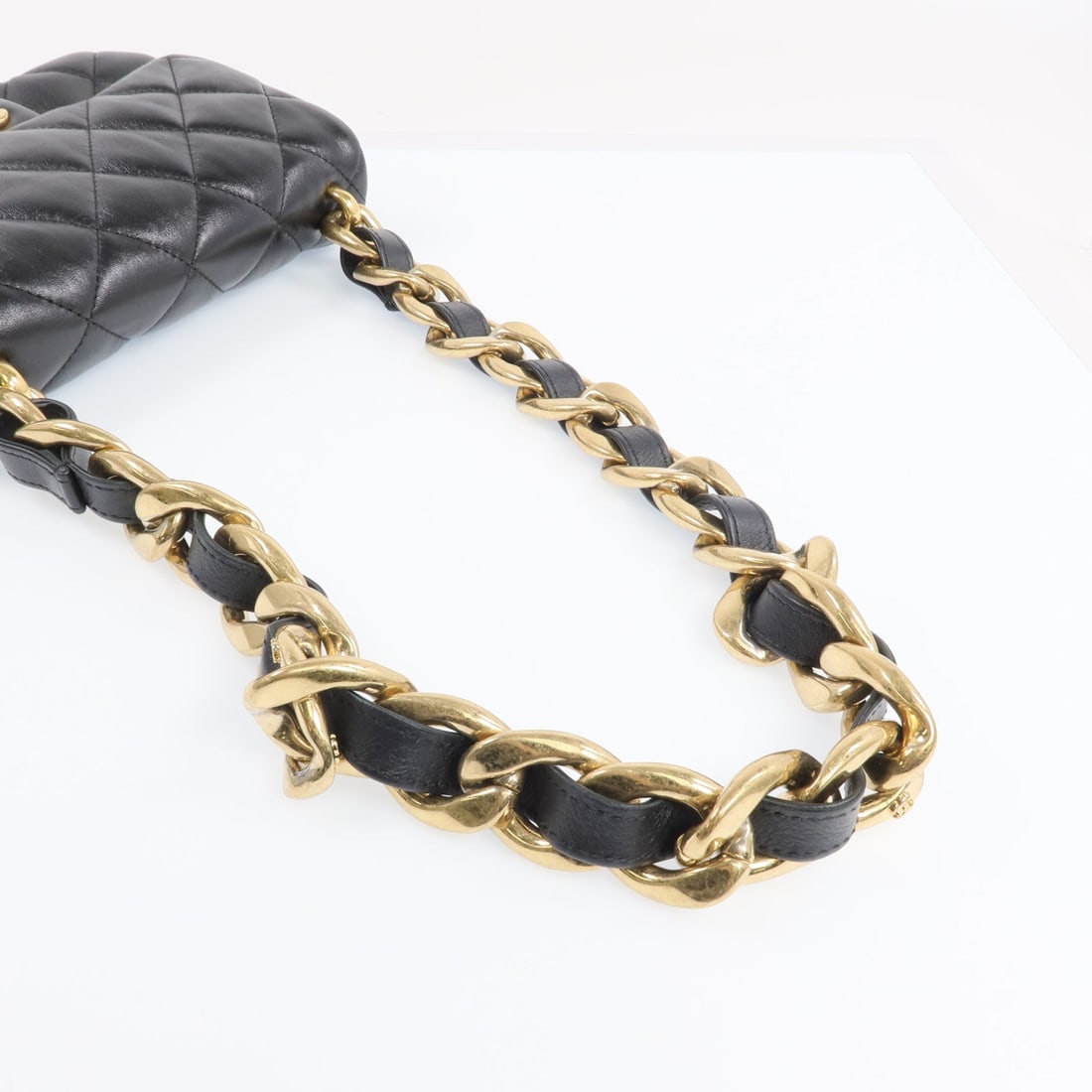 Chanel Chain Shoulder Bag Black - 5