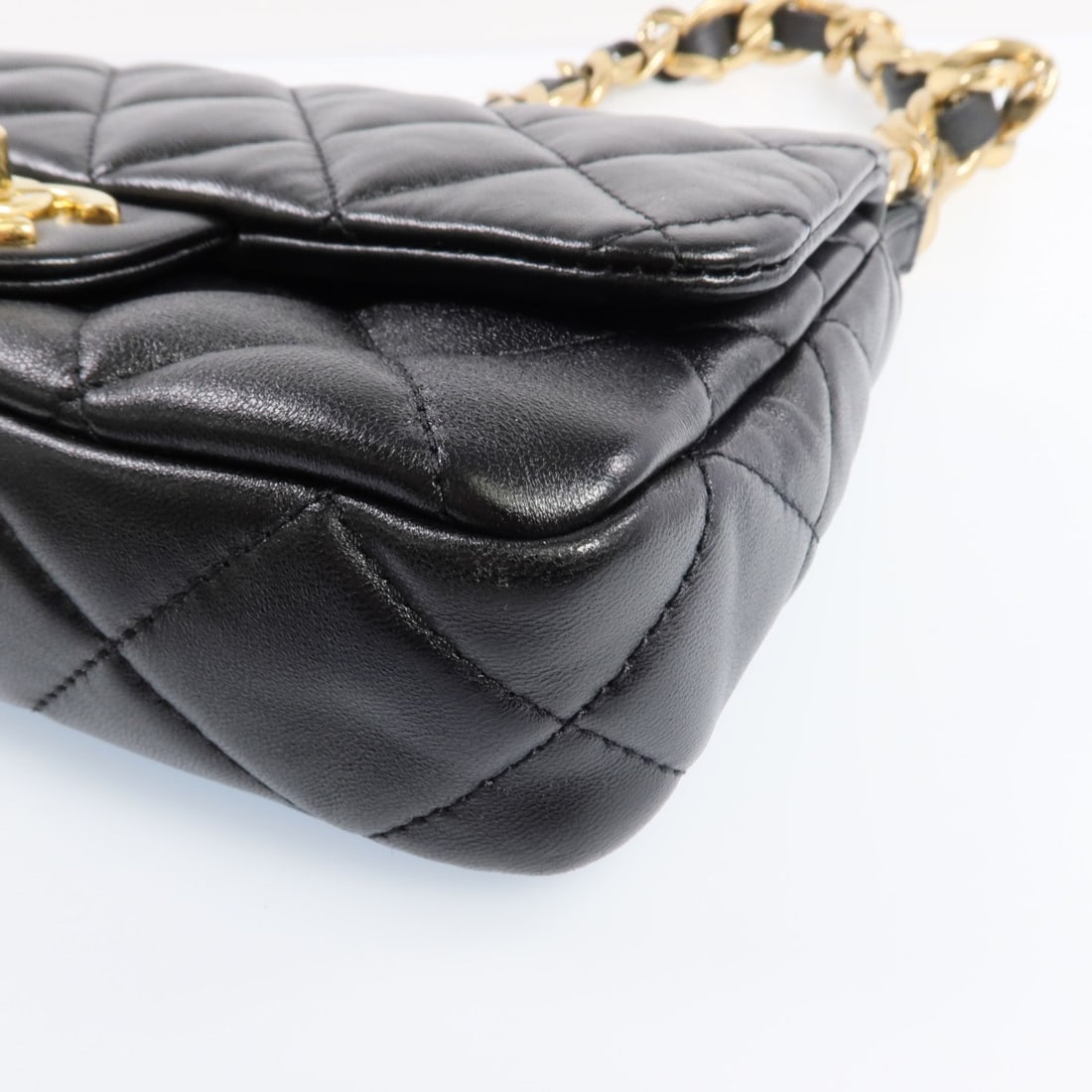 Chanel Chain Shoulder Bag Black - 6