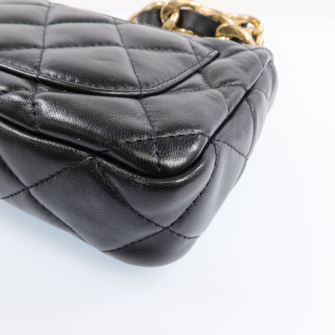 Chanel Chain Shoulder Bag Black - 8