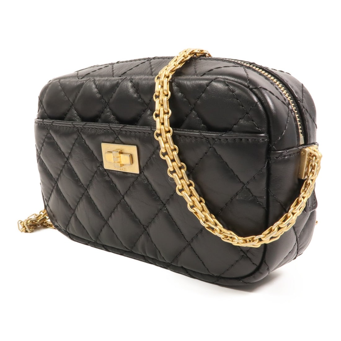 Chanel 2.55 Camera Bag Black - 3