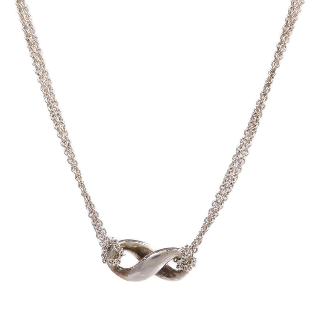 Tiffany Infinity Necklace Silver - 2