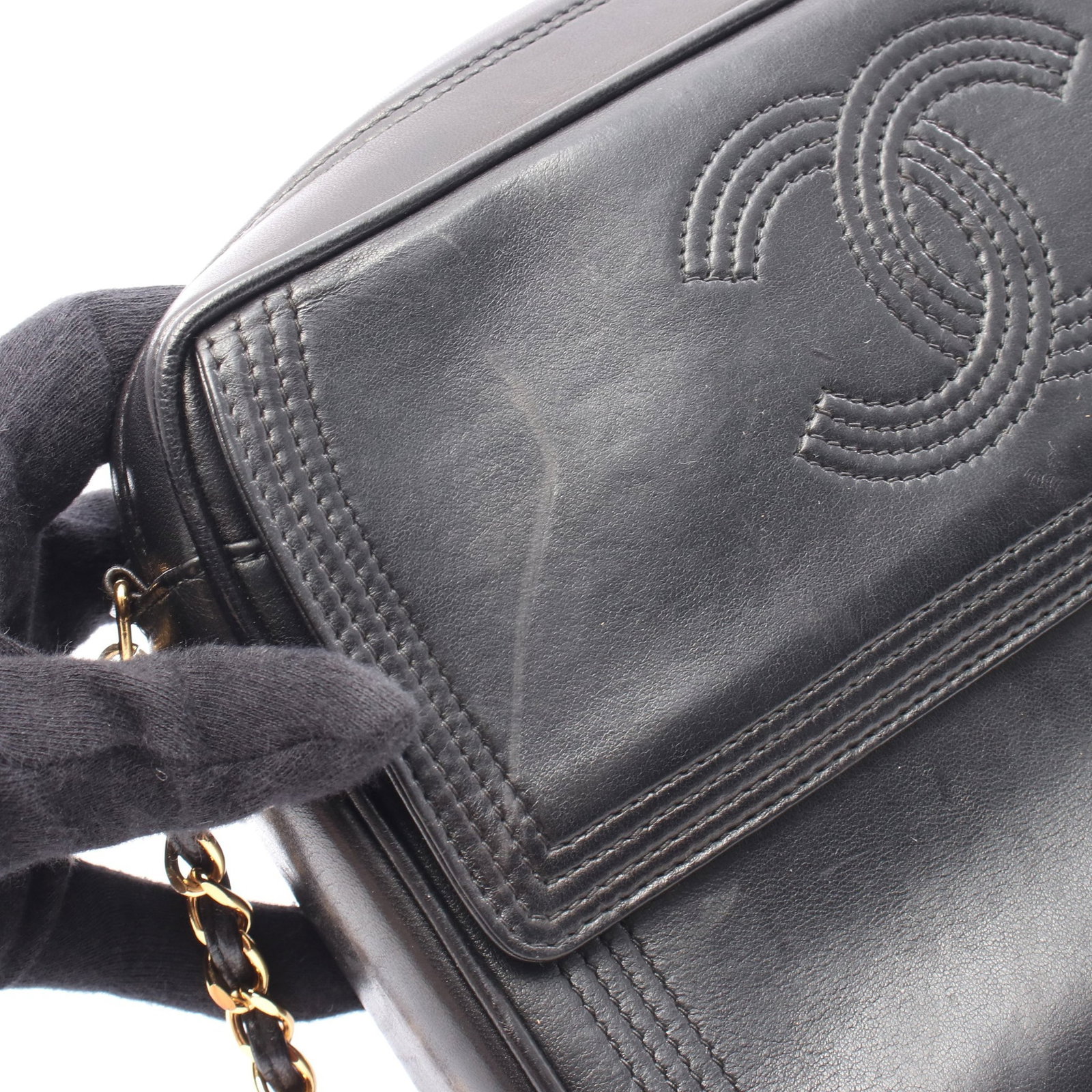 Chanel Coco Mark Chain Black - 9