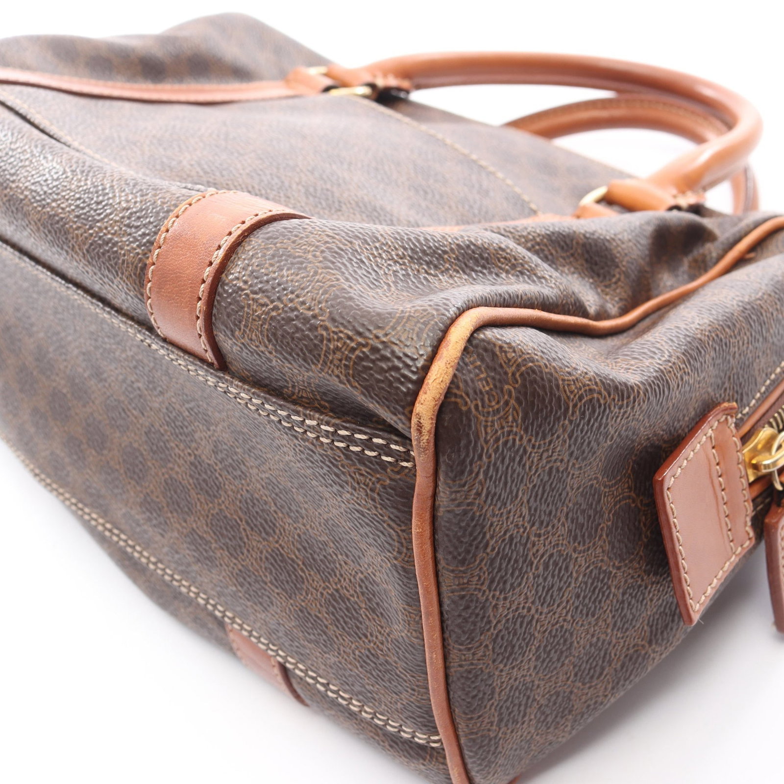 Celine Macadam Mini Boston Brown - 10