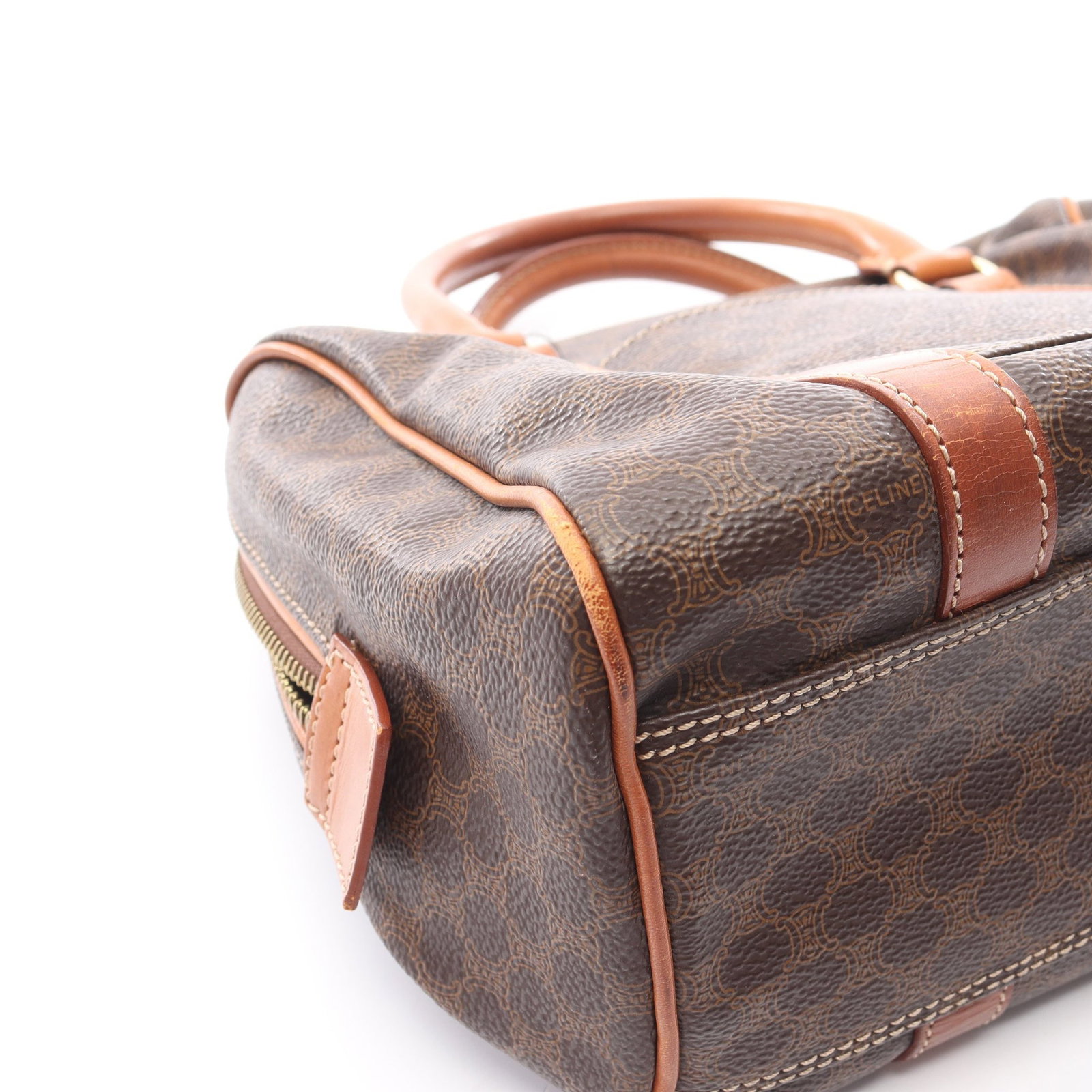 Celine Macadam Mini Boston Brown - 11