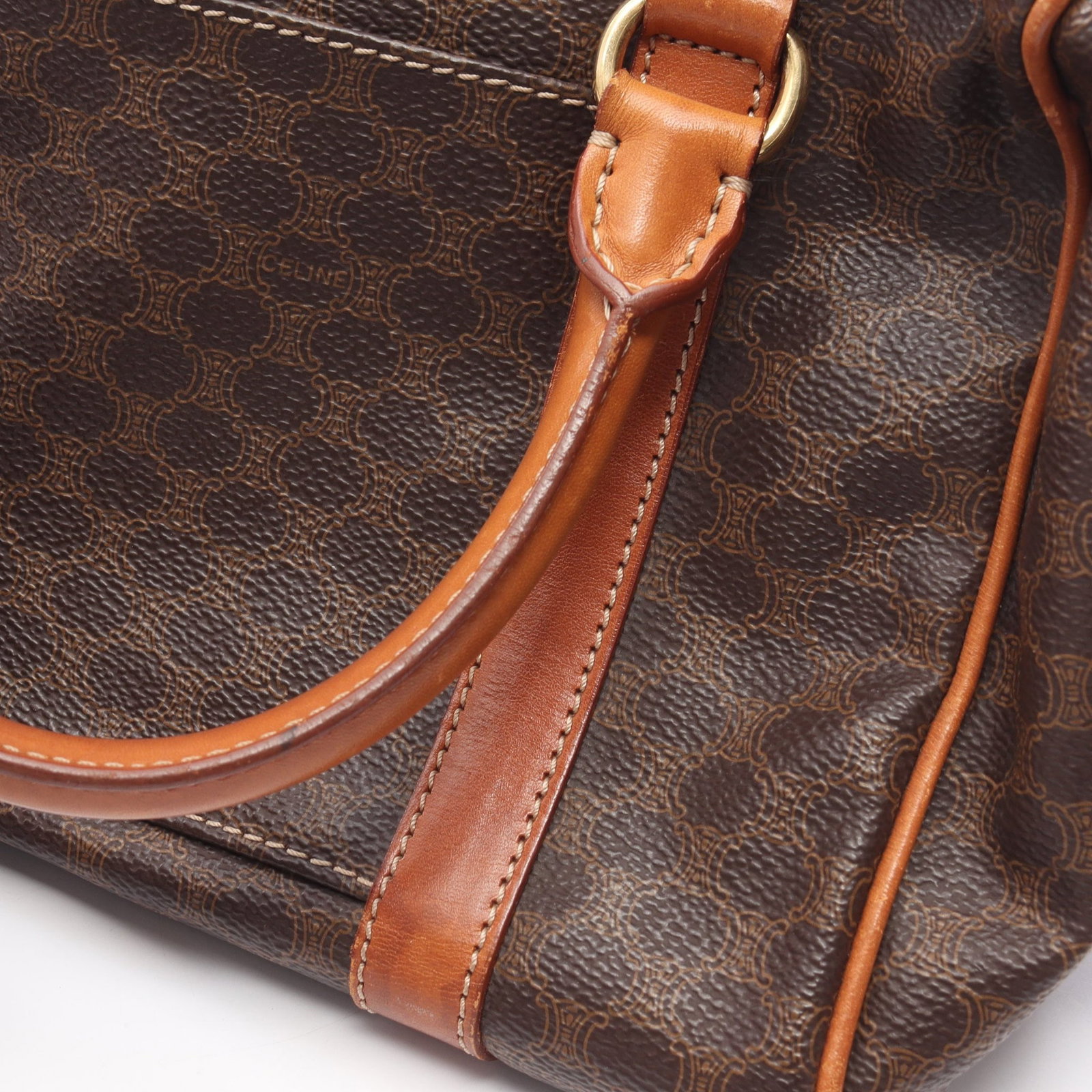 Celine Macadam Mini Boston Brown - 14