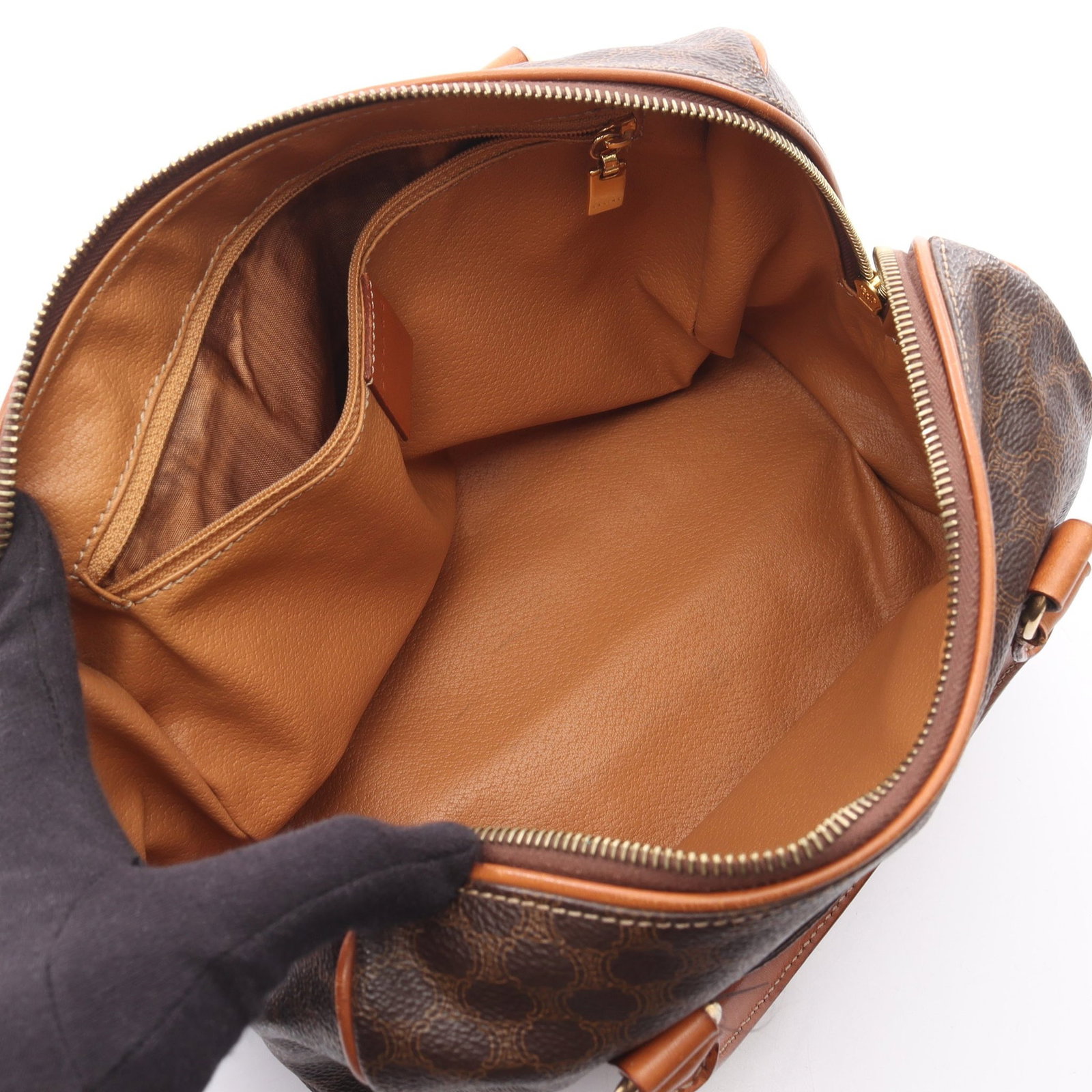 Celine Macadam Mini Boston Brown - 3