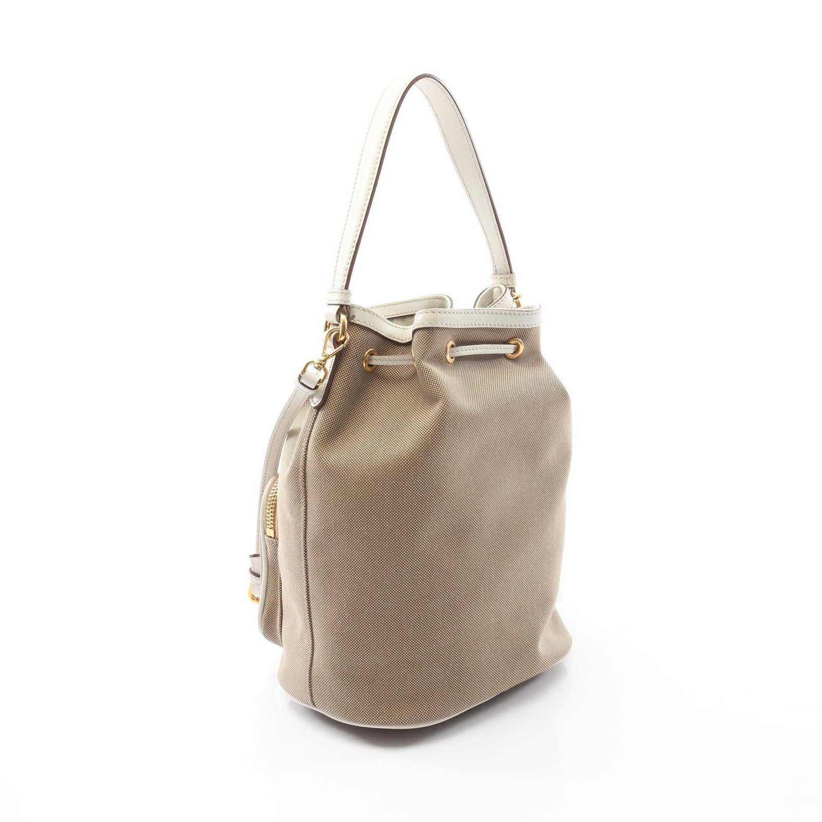 Prada Glace Calf 2Way Beige - 2