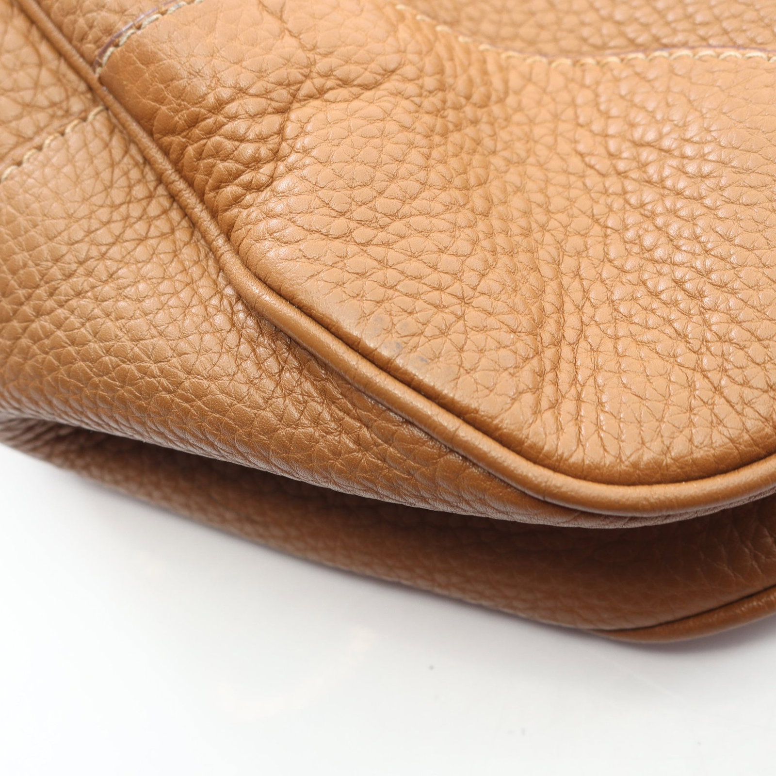 Prada Shoulder Tote Light Brown - 7