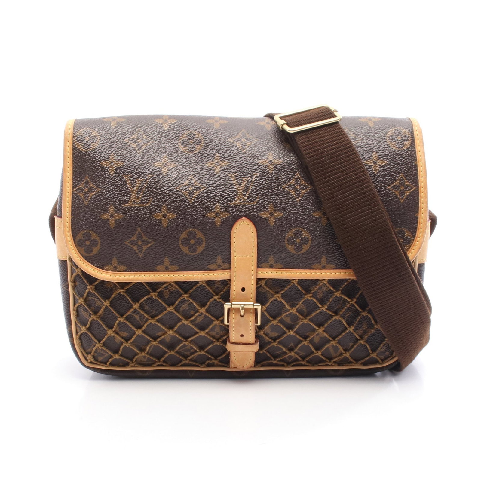 Louis Vuitton Congo PM Brown: Congo PM shoulder bag M40117 in Monogram PVC and leather; includes inner bag; 28 x 22 x 7 cm.