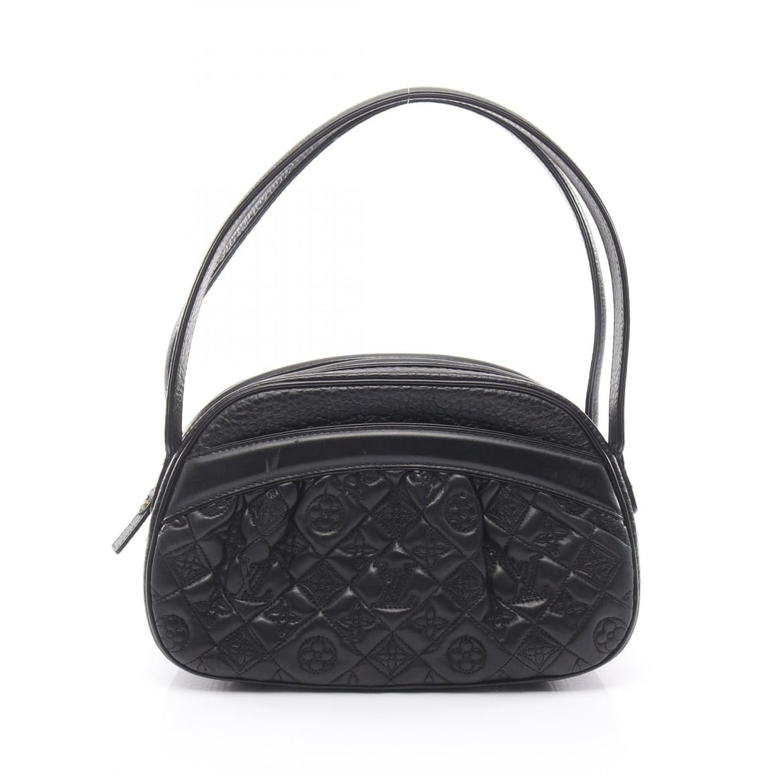 Louis Vuitton Clara Black: Clara shoulder bag M95105 in black Monogram Vienna leather; 28 x 18 x 12 cm.
