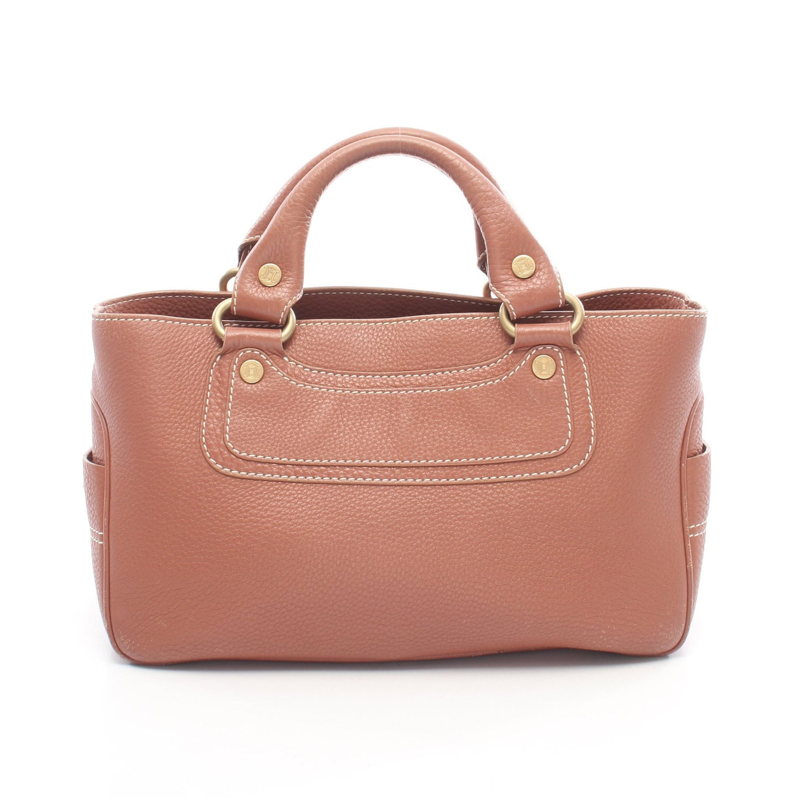 Celine Boogie Bag Pink Brown: Pink brown Boogie bag in leather; 32 x 20 x 13 cm.