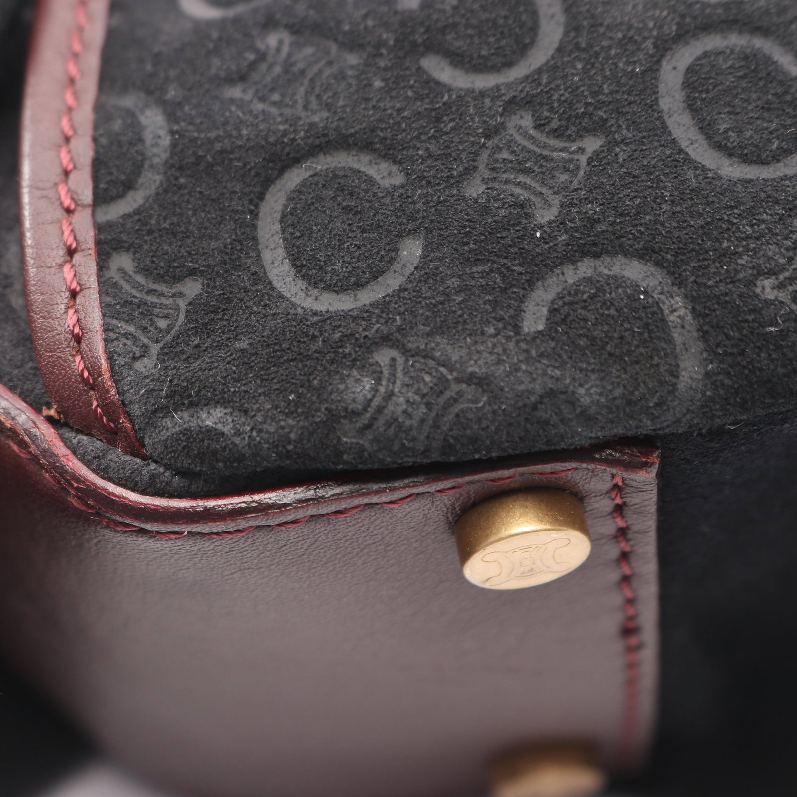 Celine C Macadam Shoulder Black - 6