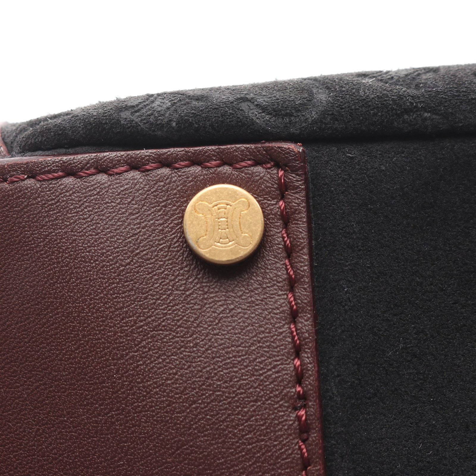 Celine C Macadam Shoulder Black - 9