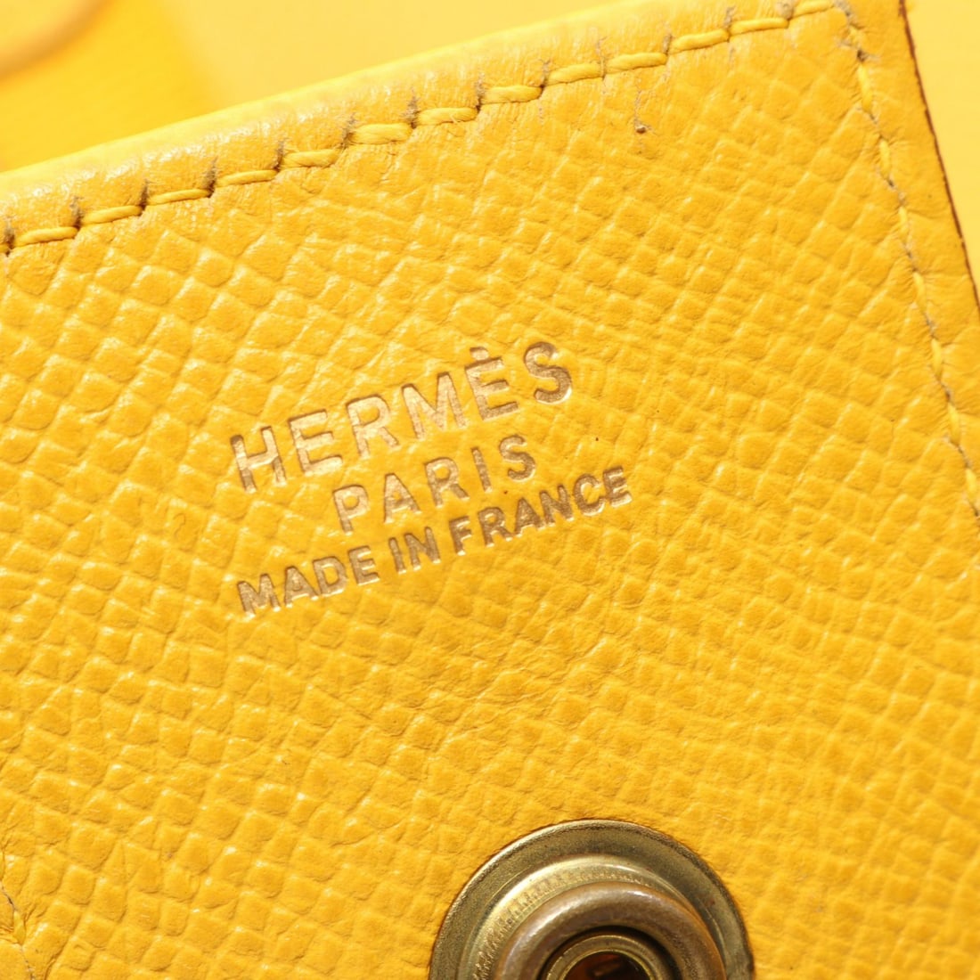 Hermes Sako Jaune Yellow - 4