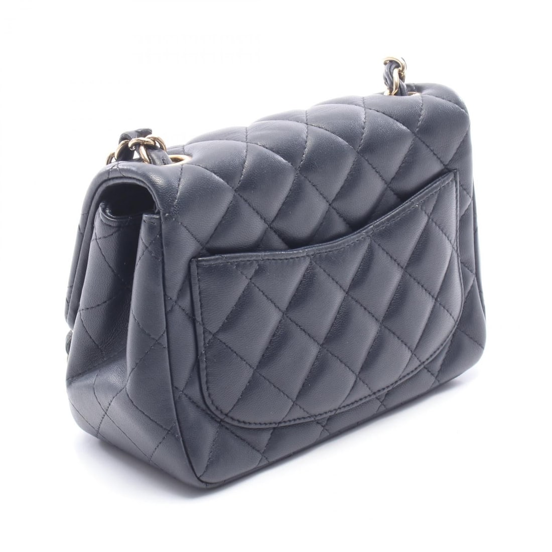 Chanel Mini Chain Bag Navy - 2