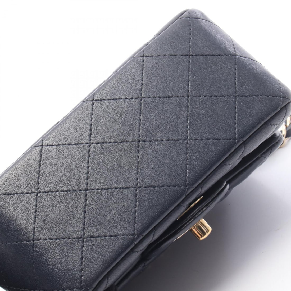 Chanel Mini Chain Bag Navy - 9