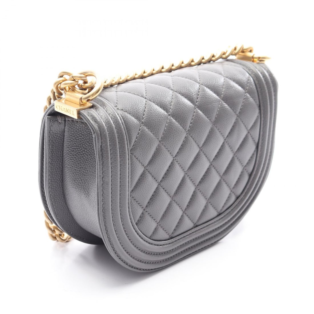 Chanel Boy Small Chain Gray - 2