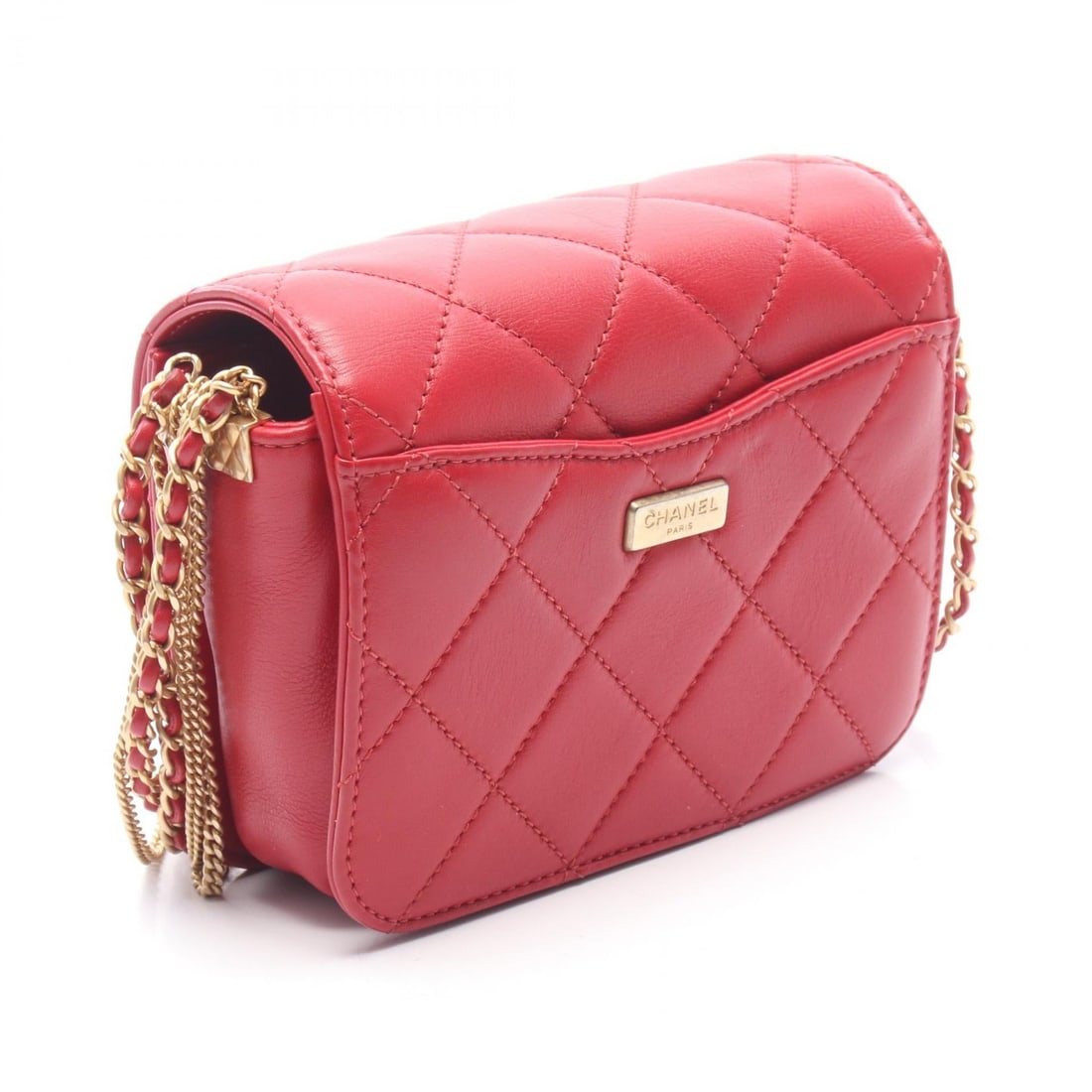 Chanel Mini Chain Bag Red - 2