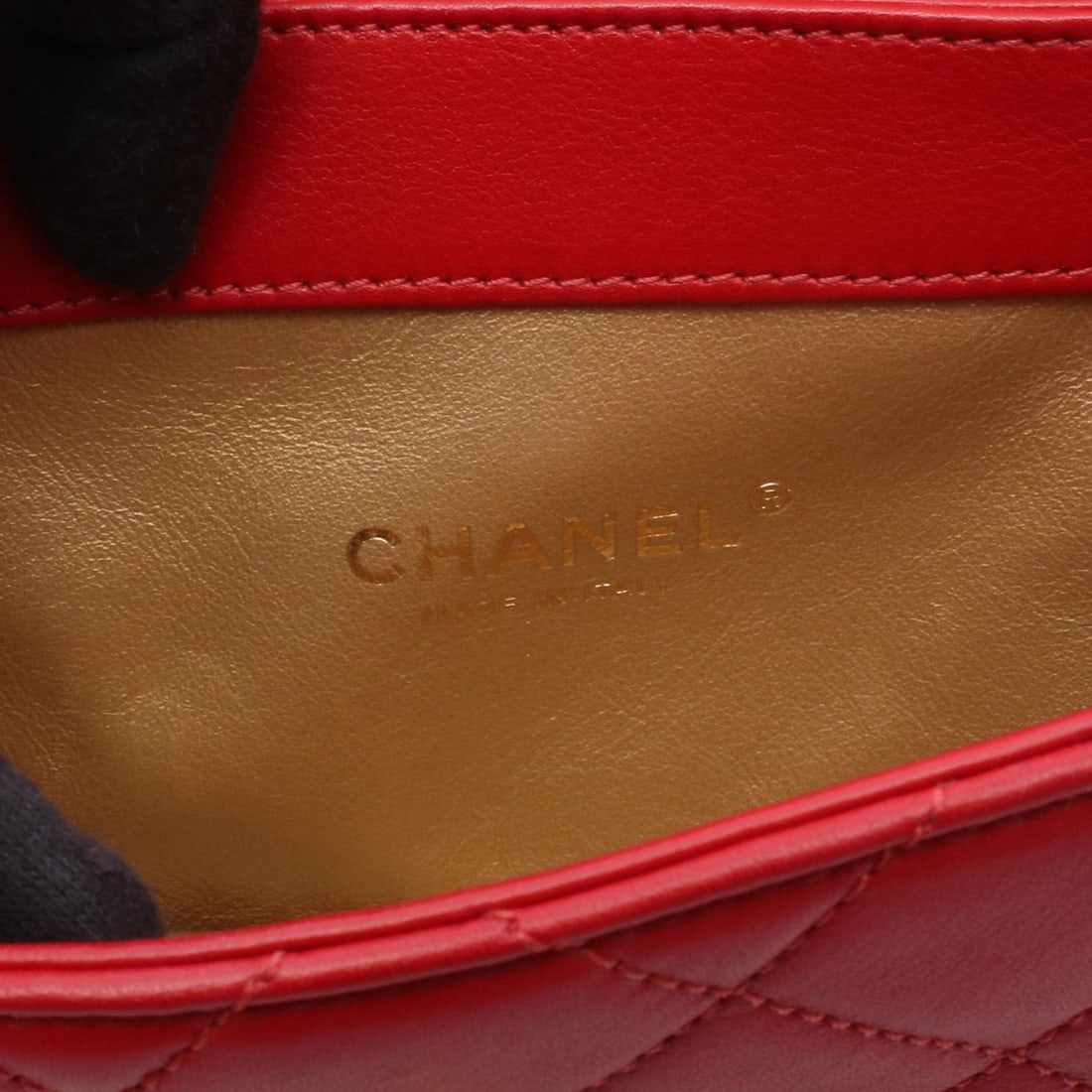 Chanel Mini Chain Bag Red - 4